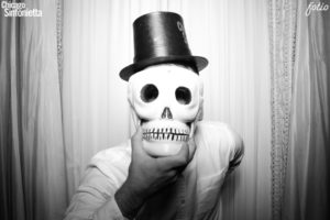 Concertgoers in costume for Chicago Sinfonietta's 2016 Day of the Dead performance