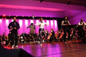 FootworKINGz performs a hip hop version of Swan Lake with the Chicago Sinfonietta at the annual Sinfonietta Gala at the Fairmont Chicago on Saturday, May 31st, 2014