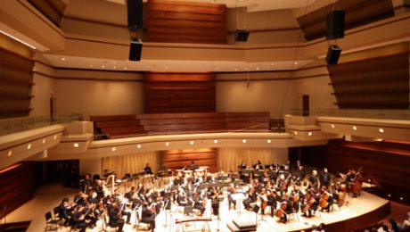 The Chicago Sinfonietta during intermission at the final concert of their 2013-14 season