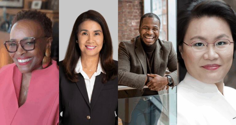 From left to right: Wendy Lewis, Althea Alviar Lee, Sidney Jackson, Mei-Ann Chen